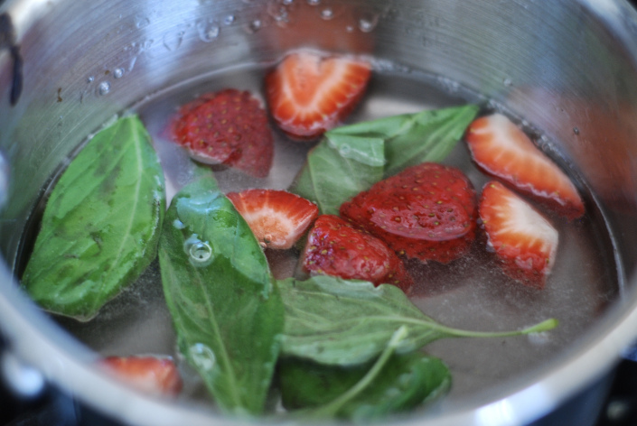 Strawberry Basil Simple Syrup
